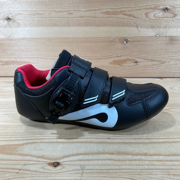 Peloton Cycling Spinning Shoes Size EU 37 / Women's US 6 Black Red PL-SH-B-37 - Picture 2 of 9